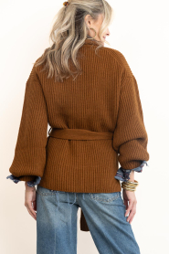 Drykorn :  Soft wrap cardigan Wilkie | cognac  - img8