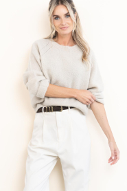 Drykorn :  Soft alpaca sweater Pemiri | beige - img6