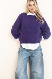 Drykorn |  Soft alpaca sweater Pemiri | purple | Picture 6
