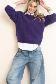 Drykorn |  Soft alpaca sweater Pemiri | purple | Picture 2
