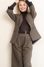 Drykorn |  Wool turtleneck Zerafne | brown | Picture 2