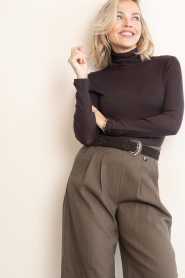 Drykorn |  Wool turtleneck Zerafne | brown | Picture 5