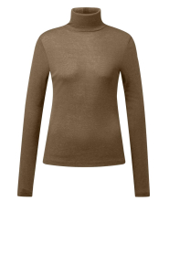 Drykorn |  Wool turtleneck Zerafne | taupe | Picture 1