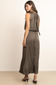 Drykorn |  Satin dress Filina | green | Picture 8