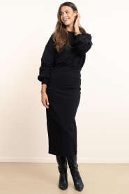 Drykorn |  Jersey sweater dress | black | Picture 6