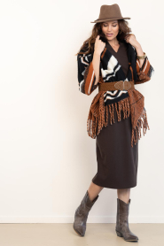 Drykorn |  Soft lyocell blend dress Fynoria | brown. | Picture 3