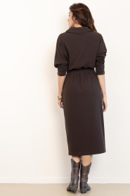 Drykorn |  Soft lyocell blend dress Fynoria | brown. | Picture 7