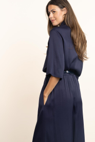 Drykorn :  Satin top Aletia | blue - img7