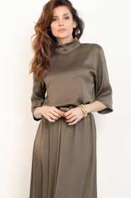 Drykorn :  Satin top Aletia | green - img4
