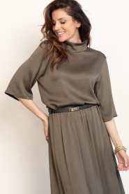 Drykorn :  Satin top Aletia | green - img5