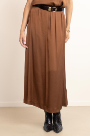 Drykorn |  Satin midi dress Idonea | copper | Picture 4