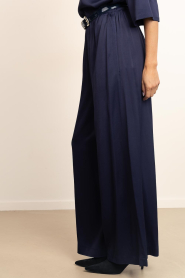 Drykorn |  Satin wide trousers Tweezer | blue | Picture 5