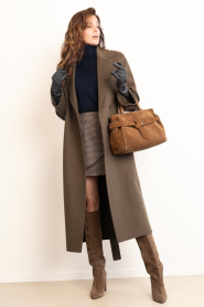 Drykorn :  Wool coat Upavon | green - img2