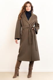 Drykorn :  Wool coat Upavon | green - img4