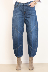 Drykorn |  Cropped barrel jeans | blue | Picture 4