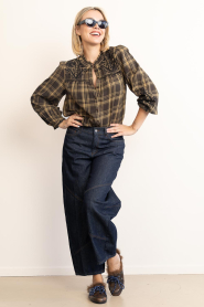 Drykorn :  Cropped barrel jeans Swore | blue - img3