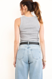 Drykorn :  Baby rib singlet Tavira | grey - img7