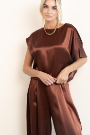 Milla |  Asymmetric top Jill | brown | Picture 6