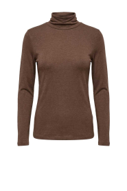 Milla |  Stretch tencel top Elin | brown