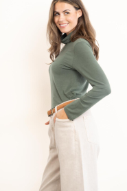 Milla |  Stretch tencel top Elin | green | Picture 6