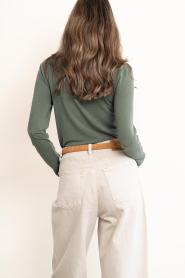 Milla |  Stretch tencel top Elin | green | Picture 7