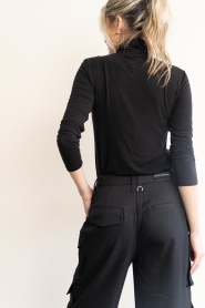 Milla |  Stretch tencel top Elin | black | Picture 7
