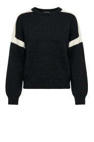 Badits |  Soft sweater with stripe detail Rosi | black | Picture 1