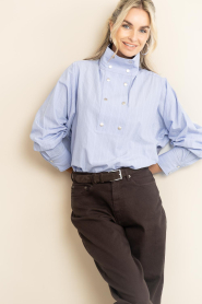 Badits |  Chef blouse Gavina | blue | Picture 2