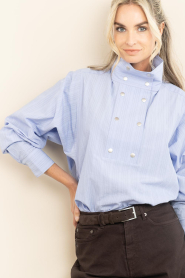 Badits |  Chef blouse Gavina | blue | Picture 5