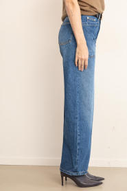 Badits :  Wide leg jeans with patch pockets Solange | blue - img5