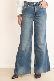 Badits :  Non stretch flared jeans Briana | blue - img4