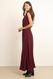 Louizon |  Sleeveless dress Cercy | burgundy | Picture 8