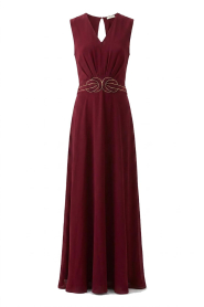 Louizon |  Sleeveless dress Cercy | burgundy