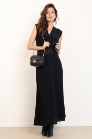 Louizon |  Sleeveless dress Cercy | black | Picture 2