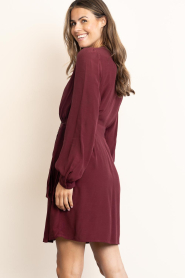 Louizon |  Viscose dress Craon | burgundy | Picture 6