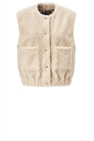 Louizon |  Teddy waistcoat Yakim | beige  | Picture 1