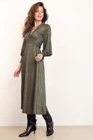Louizon |  Lurex stretch maxi dress Ethan | gold | Picture 7