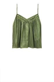 ba&sh |  Satin cami top Clovis | green | Picture 1
