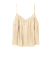 ba&sh |  Satin cami top Clovis | beige