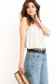 ba&sh |  Satin cami top Clovis | beige | Picture 4