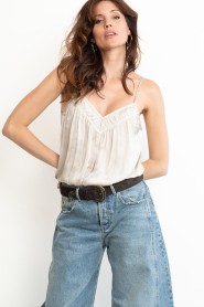 ba&sh |  Satin cami top Clovis | beige | Picture 2