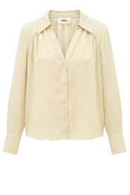 ba&sh |  Blouse with shoulder pads | beige | Picture 1