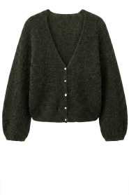 ba&sh |  Alpaca mohair mix cardigan Isaac | green | Picture 7