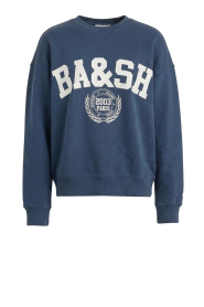 ba&sh |  Sweater with logo Benjamin | blue