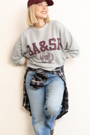 ba&sh |  Sweater with logo Benjamin | grey | Picture 5
