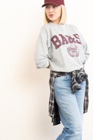 ba&sh |  Sweater with logo Benjamin | grey | Picture 6