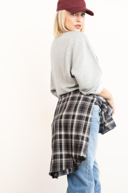 ba&sh |  Sweater with logo Benjamin | grey | Picture 7