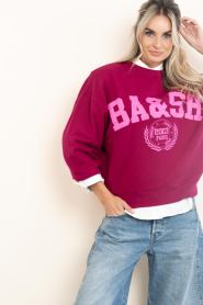 ba&sh |  Sweater with logo Benjamin | pink | Picture 2