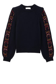 ba&sh |  Azteca sweater Elda | navy