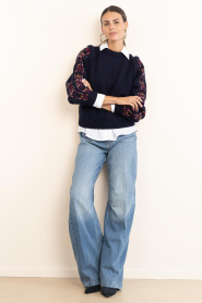 ba&sh |  Azteca sweater Elda | navy | Picture 3